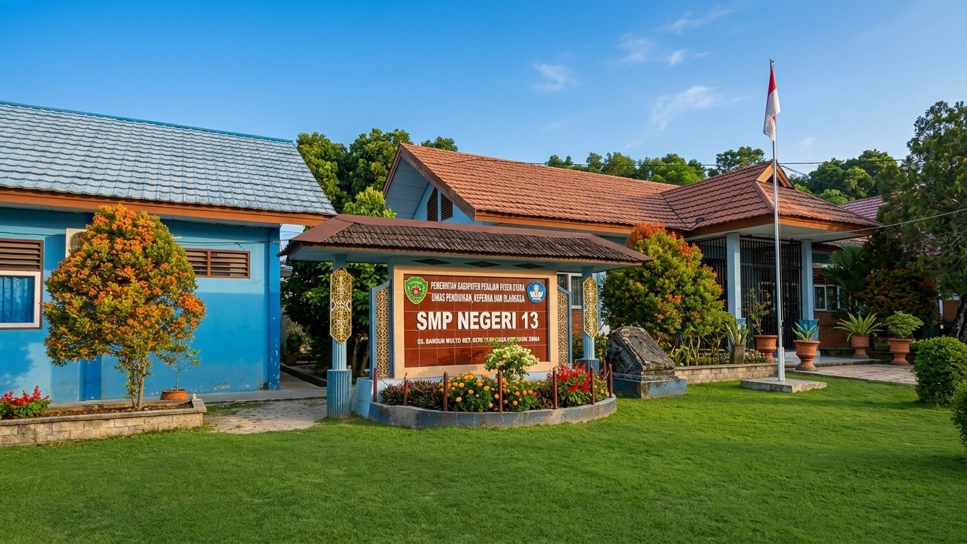 Gedung SMP Negeri 13 Penajam Paser Utara